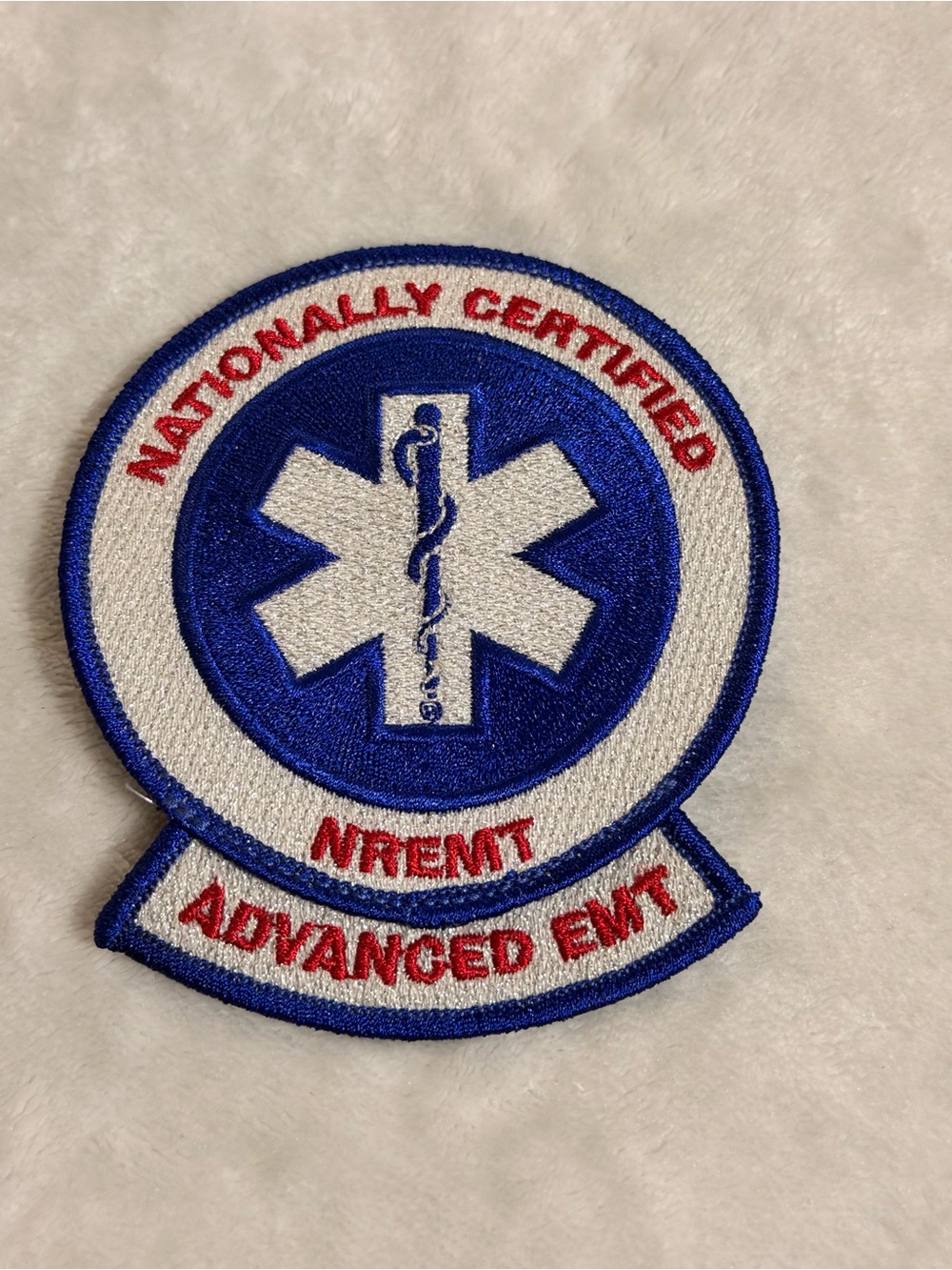 Advanced EMT NR/EMT Patch - Blue, White & Red